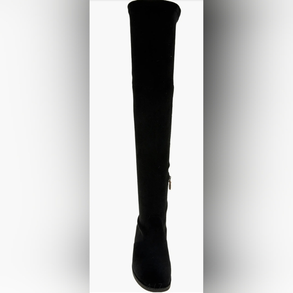 Shoes - Women's Black Knee-High Zip Boot